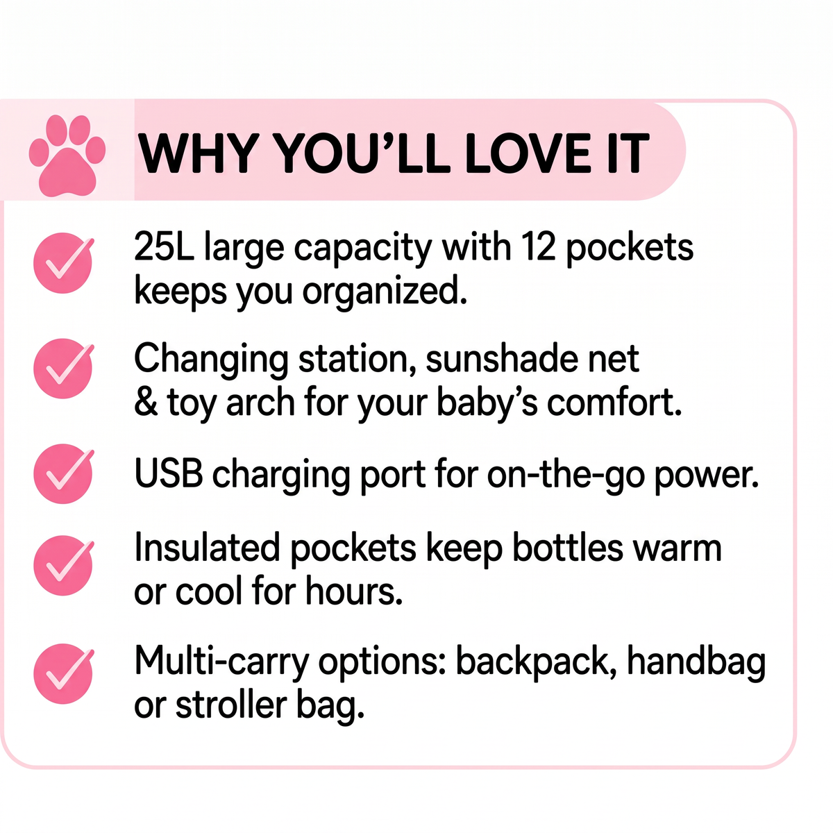 Baby’s Comfort - 4-in-1 Smart Backpack
