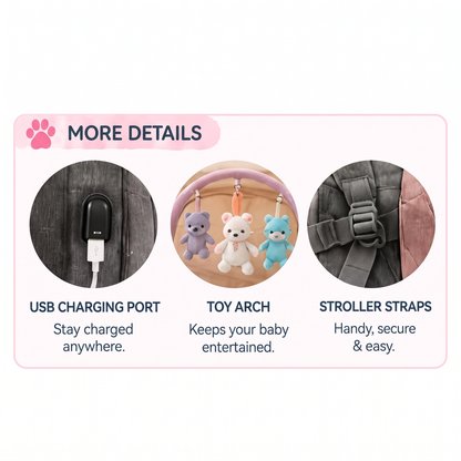 Baby’s Comfort - 4-in-1 Smart Backpack